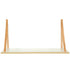 Edge Shelf with Leather Rope