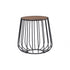 Gabbia Round Side Table - Black